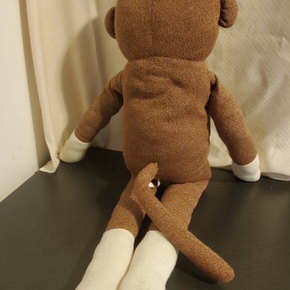 40" Giant Sock Monkey Dan Dee Large Plush Stuffed Animal - Picture 4 of 5